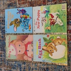 Little Golden Book Variety Pack Set of 4 Children's Hardback Books